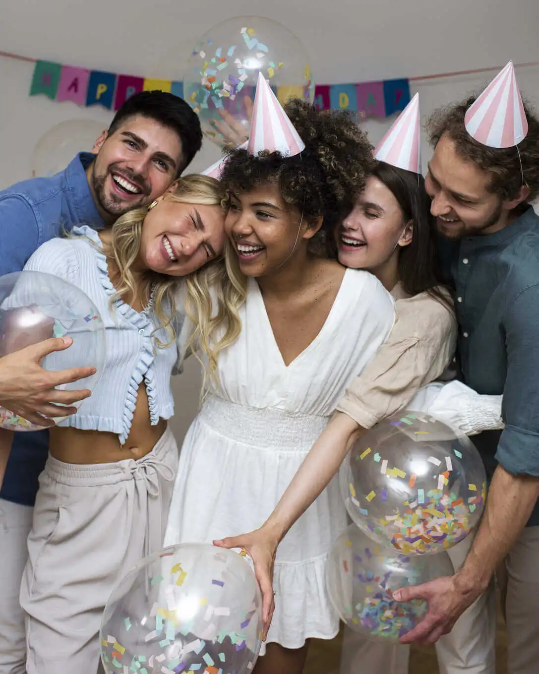 Convidados em aniversário
