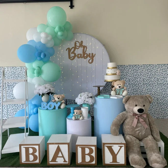 Decoração de chá de bebê
