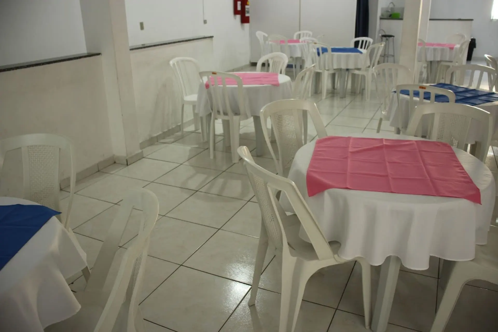 Espaço preparado para evento corporativo