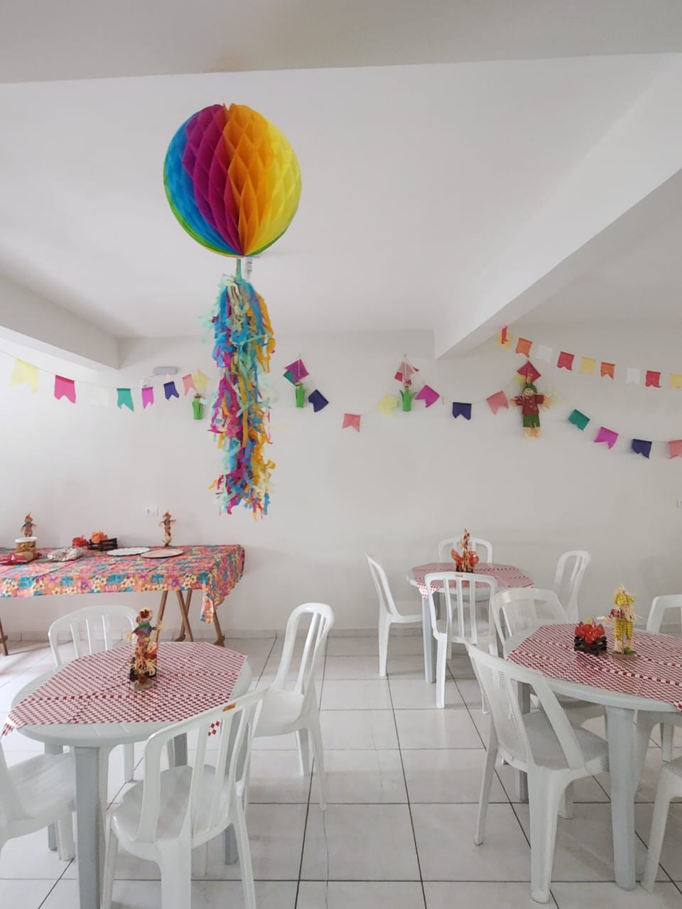 Decoração temática em painel